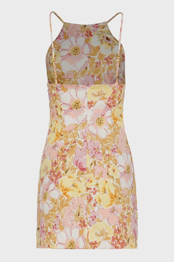 ALICE MINI DRESS FLORAL PINK