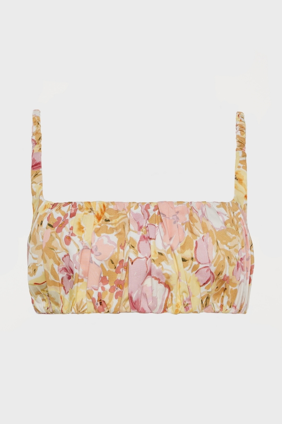ALICE TOP FLORAL PINK
