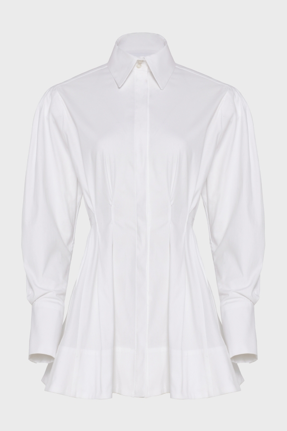 ROSE SHIRT DRESS WHITE