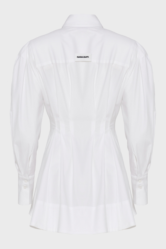 ROSE SHIRT DRESS WHITE