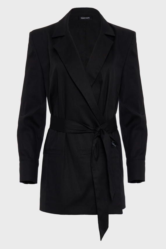 LETICIA BLAZER DRESS BLACK 