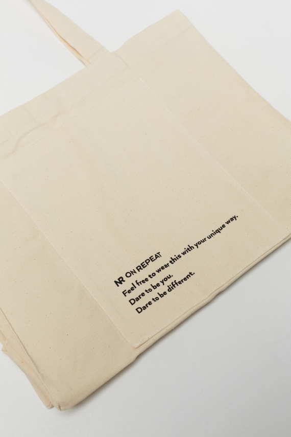 NR ON REPEAT TOTE BAG