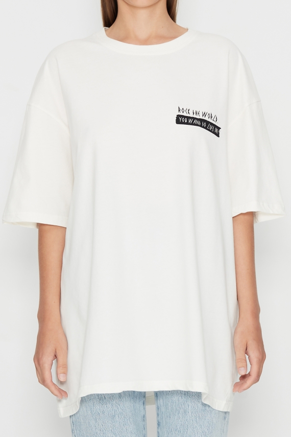 ROCK SOULS T-SHIRT WHITE WOMEN