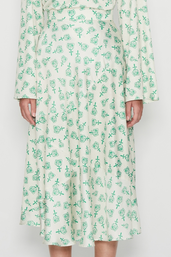 ROSES OF FAITH SKIRT