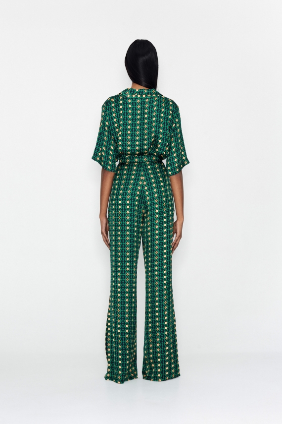 COTE DE FLEUR PANTS GREEN