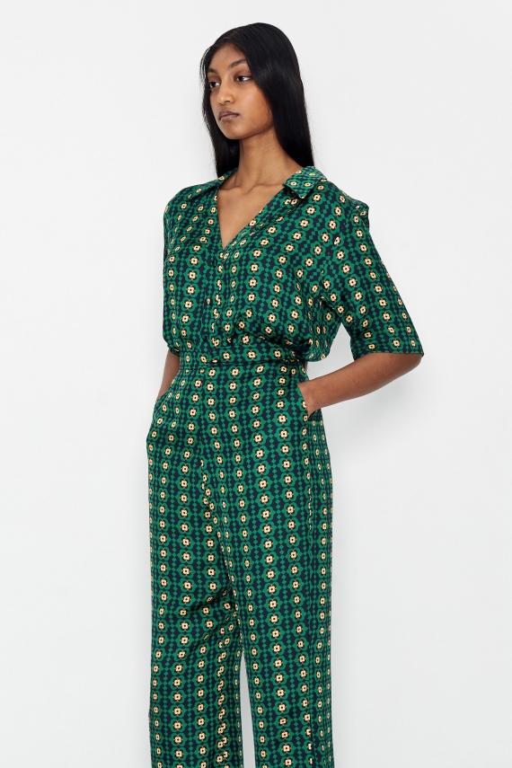 COTE DE FLEUR PANTS GREEN