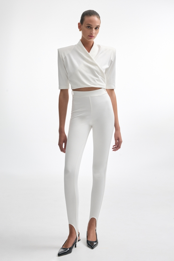 MELANIE CROP TOP OFFWHITE