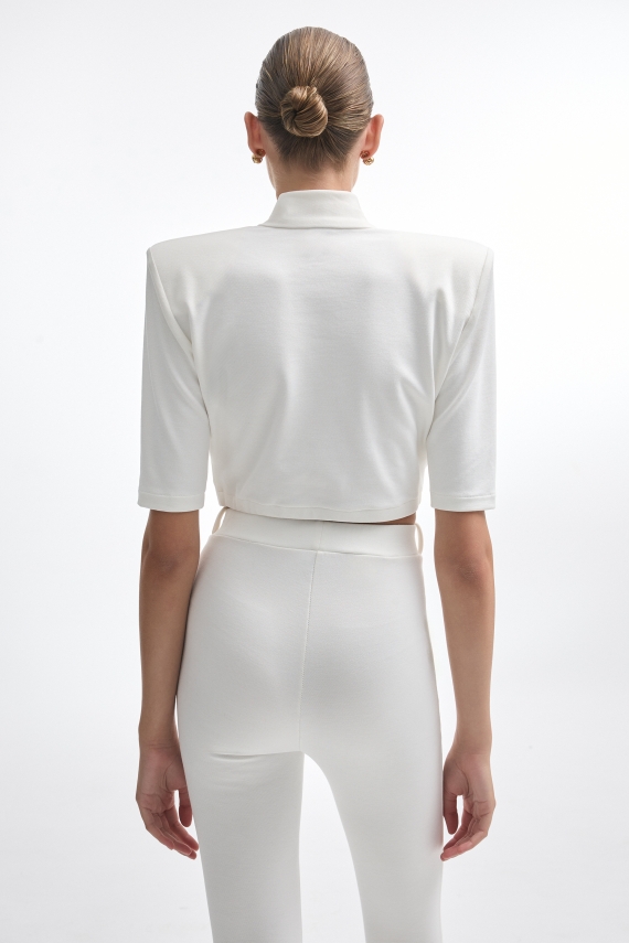 MELANIE CROP TOP OFFWHITE