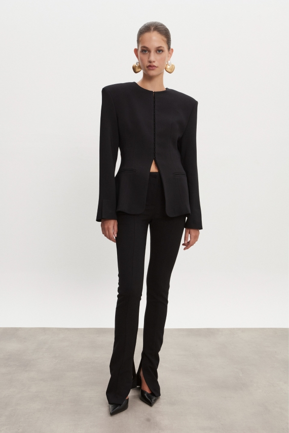 HOURGLASS SKINNY TROUSERS BLACK