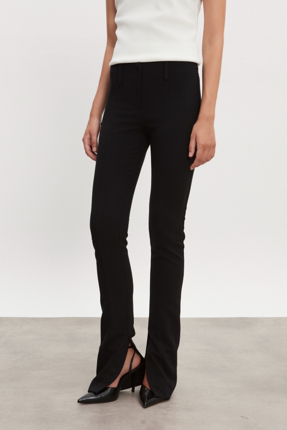 HOURGLASS SKINNY TROUSERS BLACK