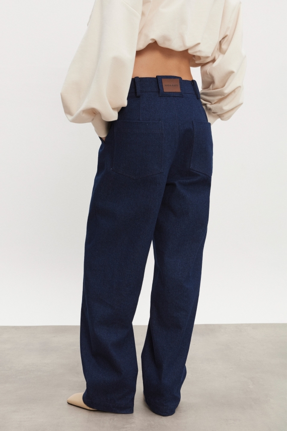 AMERICA DENIM TROUSERS DARK BLUE 