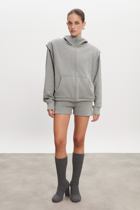 ZEN JACKET WOMEN GREY MELANGE