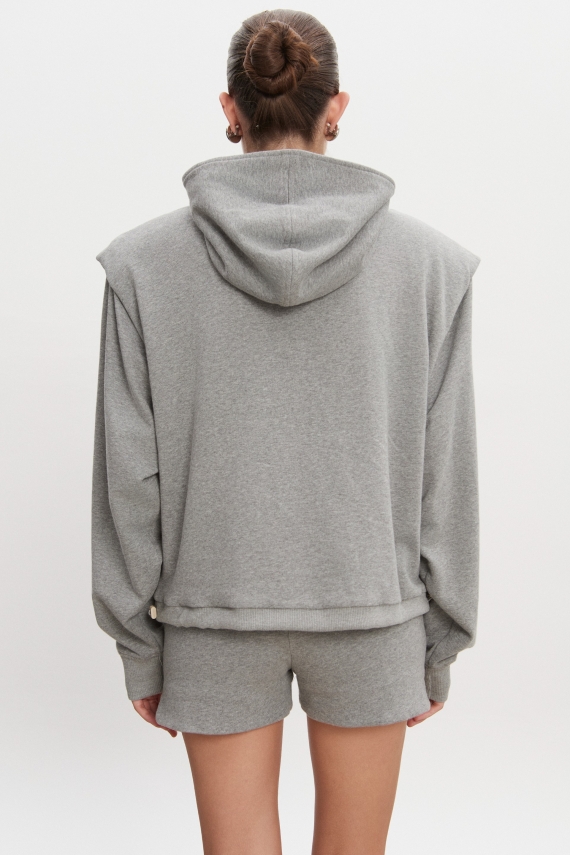 ZEN JACKET WOMEN GREY MELANGE