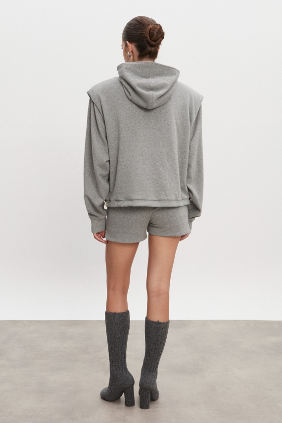 ZEN JACKET WOMEN GREY MELANGE