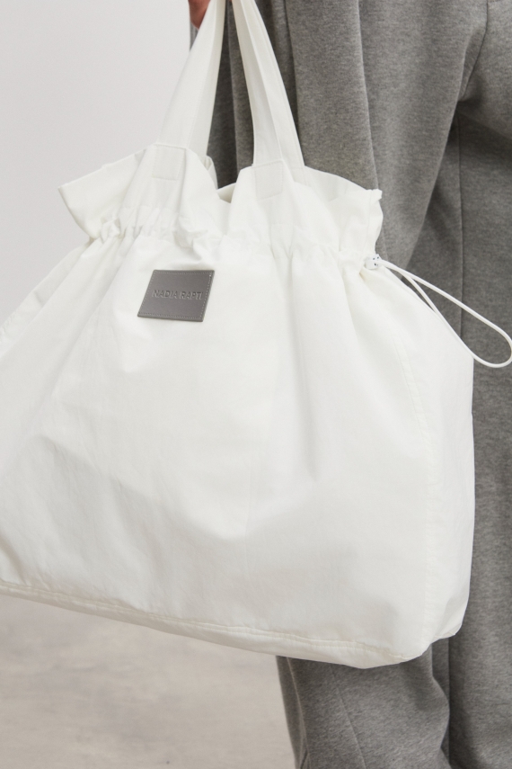 PAOLO TOTE BAG WHITE WOMEN/MEN