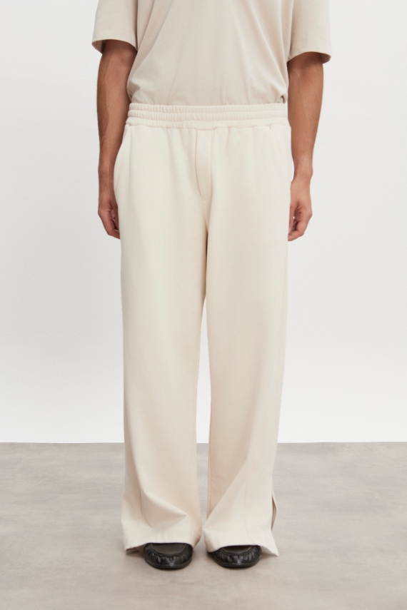 ZEN TRACKPANTS ECRU WOMEN/MEN