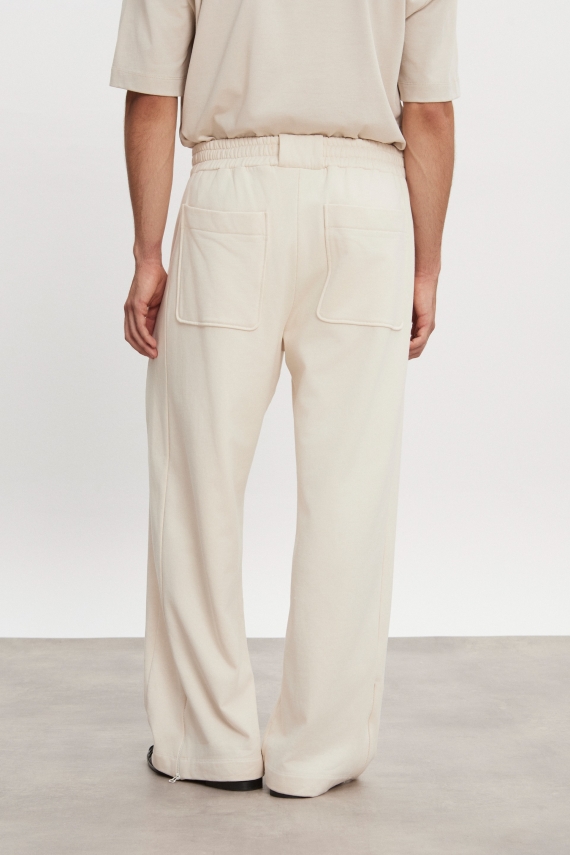 ZEN TRACKPANTS ECRU WOMEN/MEN