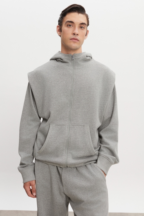 ZEN JACKET MEN GREY MELANGE