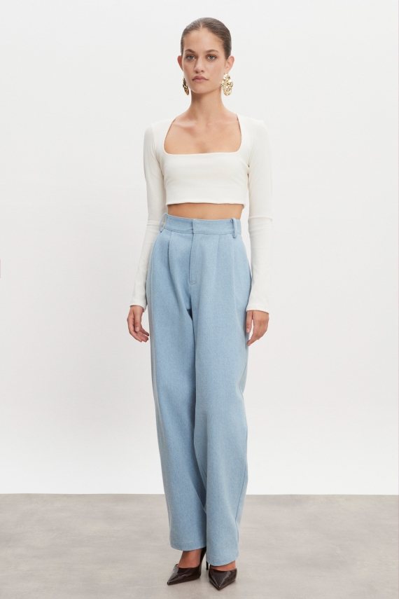 AMERICA DENIM TROUSERS LIGHT BLUE