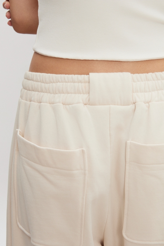 ZEN TRACKPANTS ECRU WOMEN/MEN