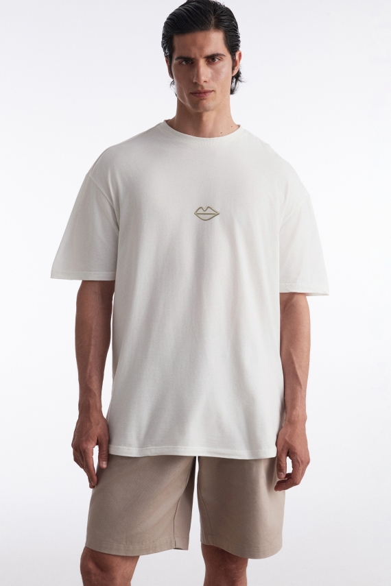 WE SHOULD KISS T-SHIRT OFFWHITE