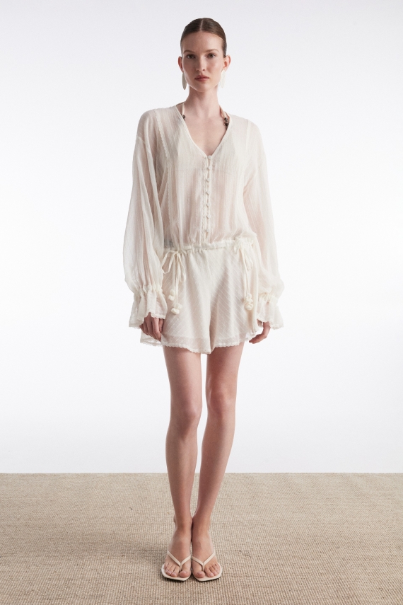 HAN PLAYSUIT OFF WHITE