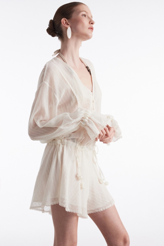 HAN PLAYSUIT OFF WHITE
