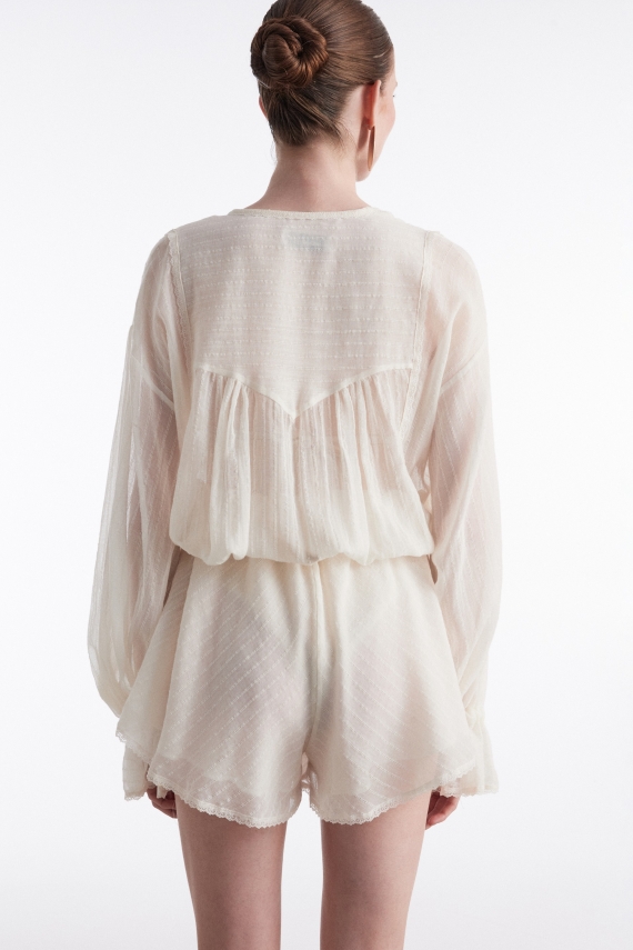 HAN PLAYSUIT OFF WHITE