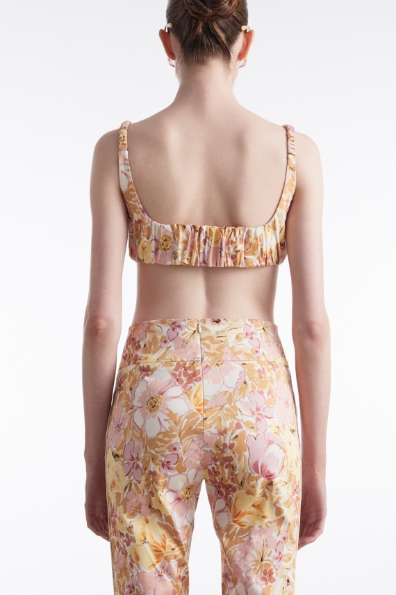 ALICE TOP FLORAL PINK