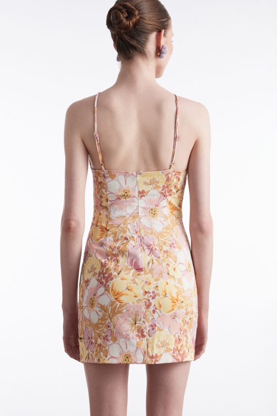 ALICE MINI DRESS FLORAL PINK
