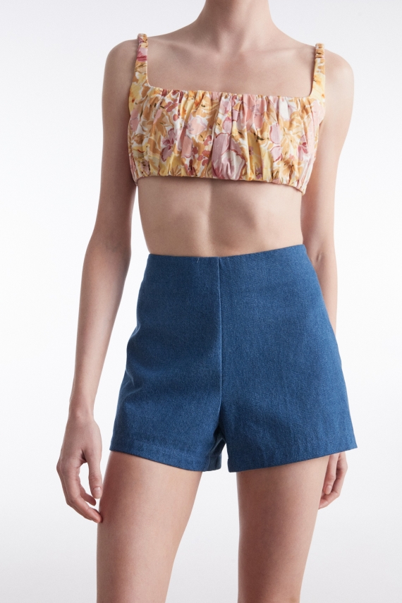 SALTWATER DENIM SHORTS BLUE