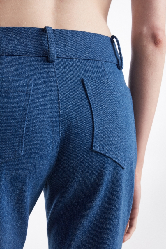 SALTWATER DENIM TROUSERS BLUE