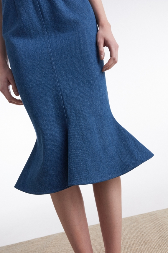 SALTWATER DENIM DRESS BLUE