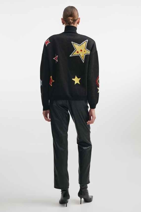 ASTROWILD KNITTED BLOUSE