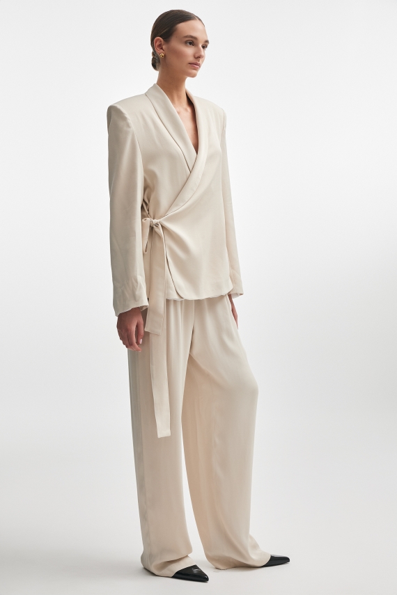 ESPRESSO BLAZER ECRU