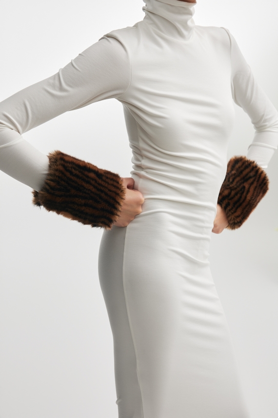FRAN MAXI DRESS OFFWHITE