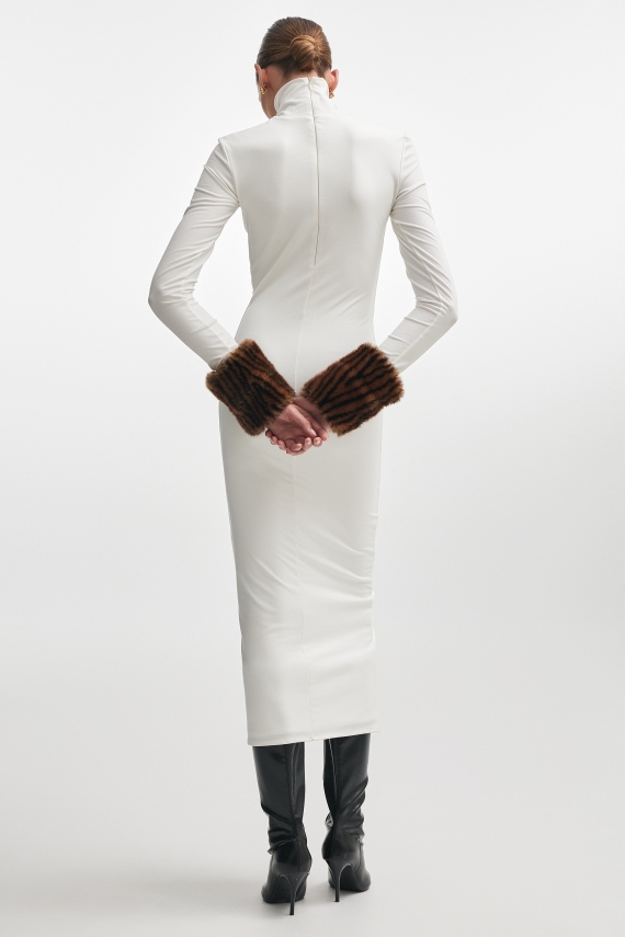 FRAN MAXI DRESS OFFWHITE