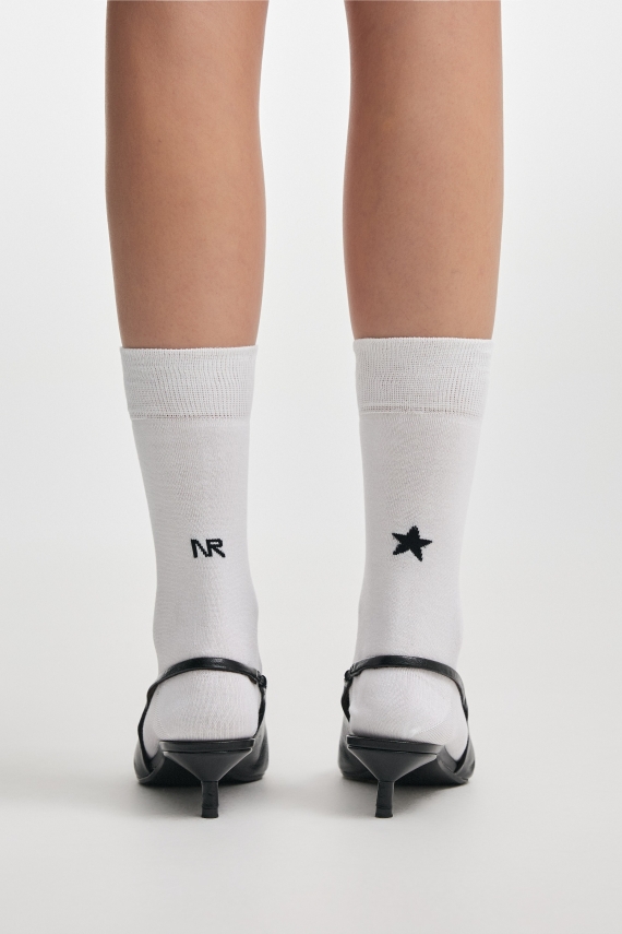HOLLYWOOD SOCKS WHITE