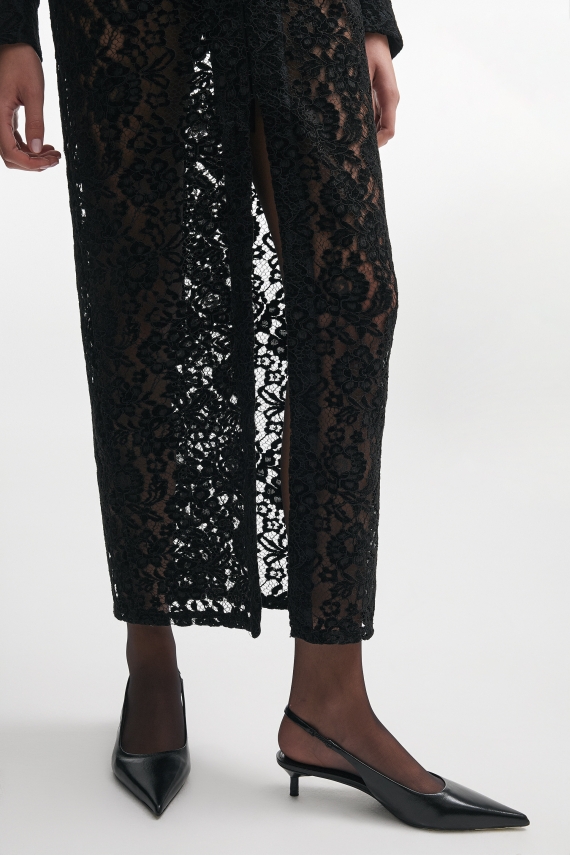 LACER DRESS BLACK