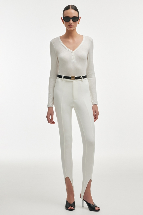 FLEUR LEGGINGS WHITE 