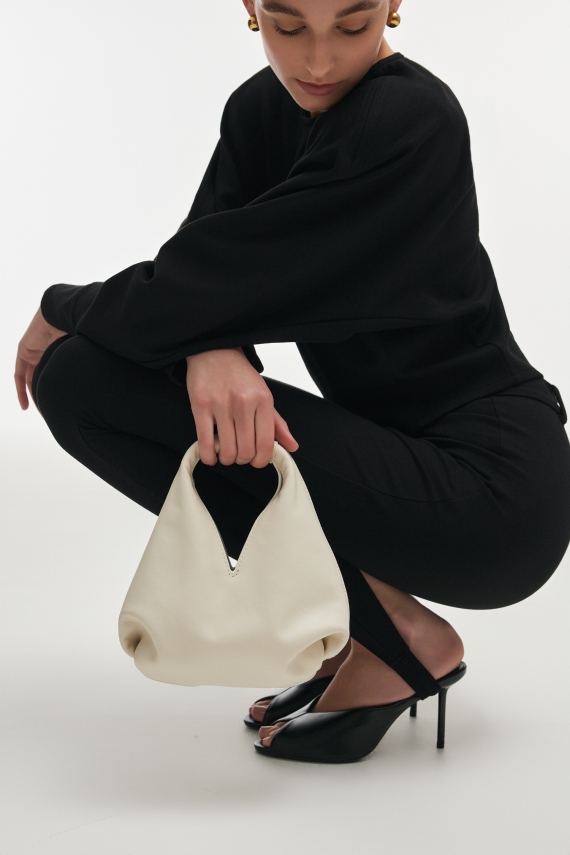 SIENA LEATHER BAG OFFWHITE 