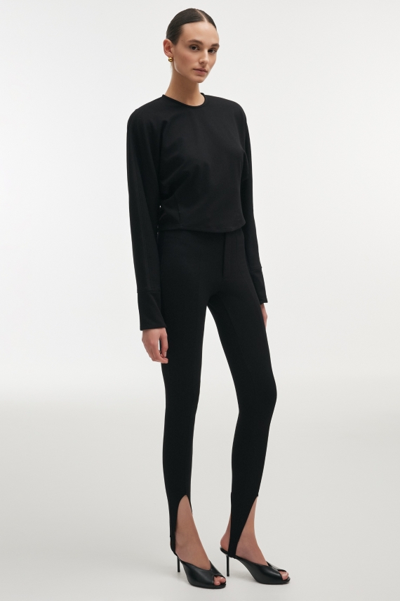 FLEUR TOP BLACK