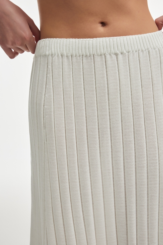 FEMME KNITTED SKIRT WHITE