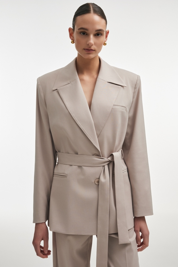 AURA BLAZER GREY