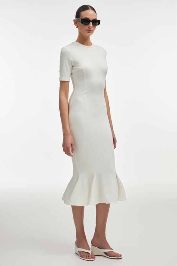 FLEUR DRESS WHITE