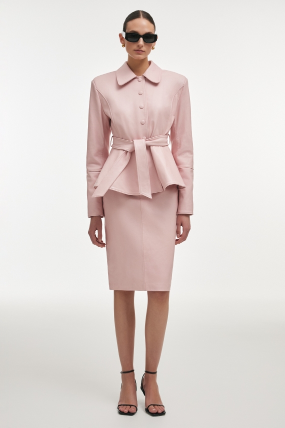 CANDY LEATHER SKIRT