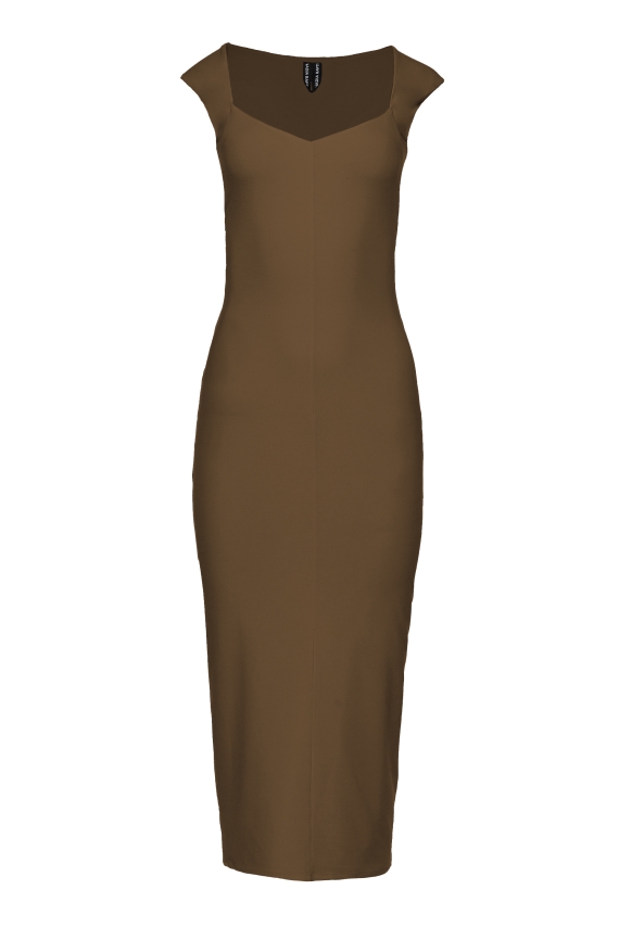 BROOKE DRESS BROWN