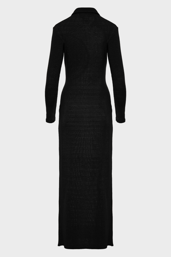 WHITNEY LONG SLEEVE DRESS BLACK