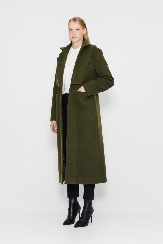 FINE DYNAMICS COAT KHAKI