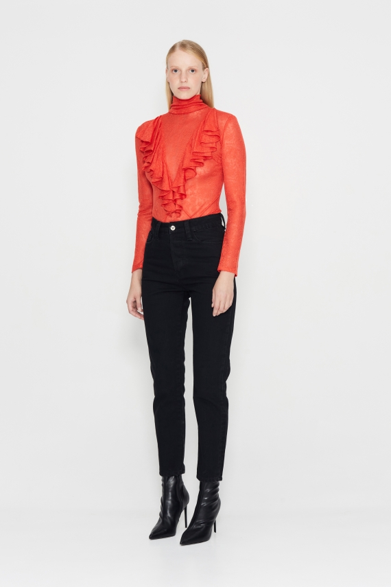 FLARE OF HEAVEN BODY FIRE RED